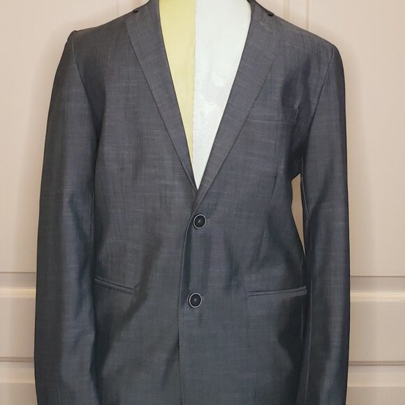 Calvin Klein - Gray Blazer - Size 16 kids - Picture 2 of 13